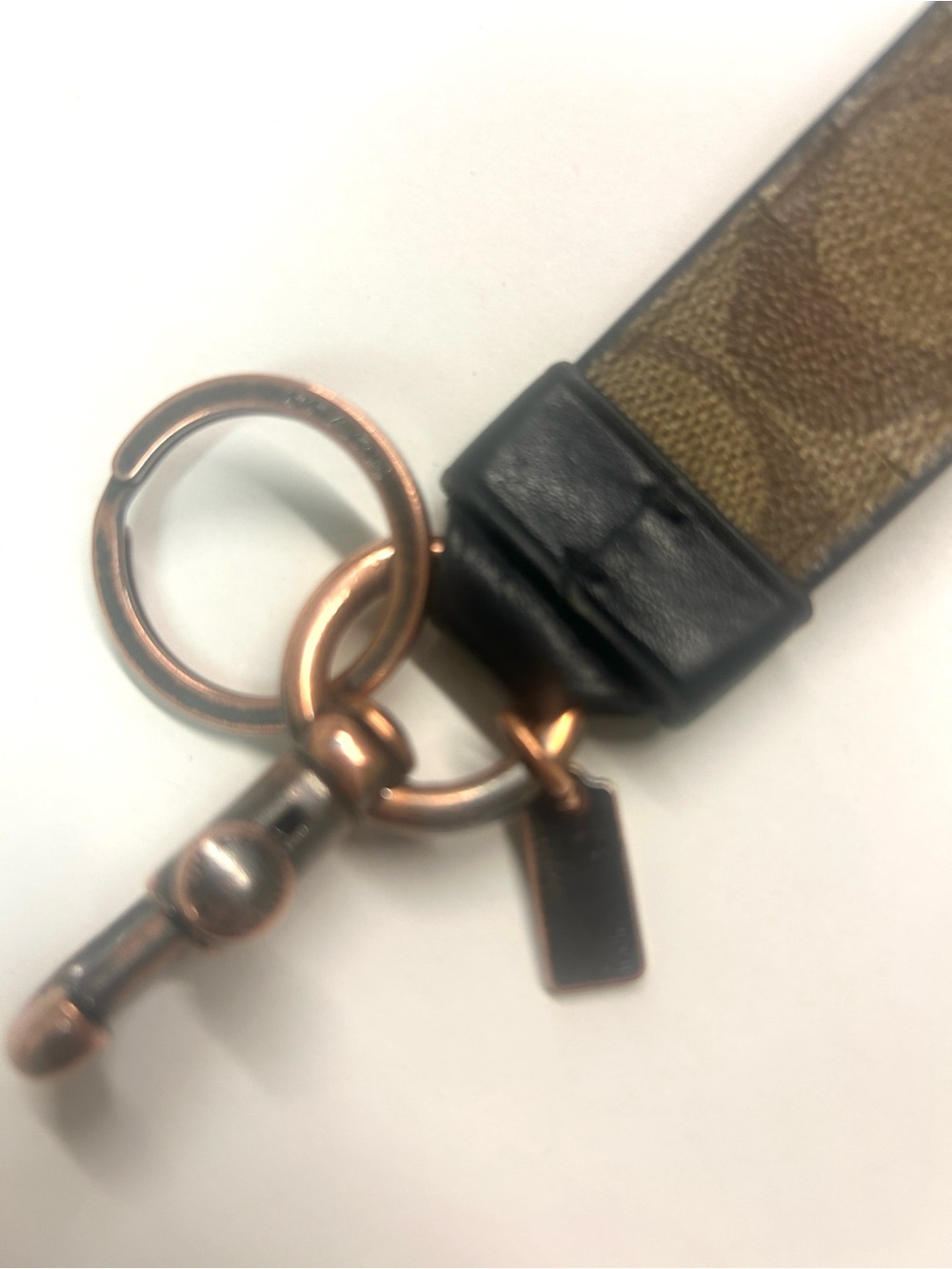 Coach Signature Canvas Key Fob charm - Picture 4 of 6